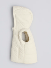Light Hood Kız Çocuk Yelek - Ekru