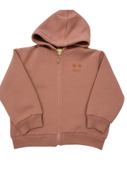 Pastel Kız Çocuk Sweatshirt - Gül Kurusu