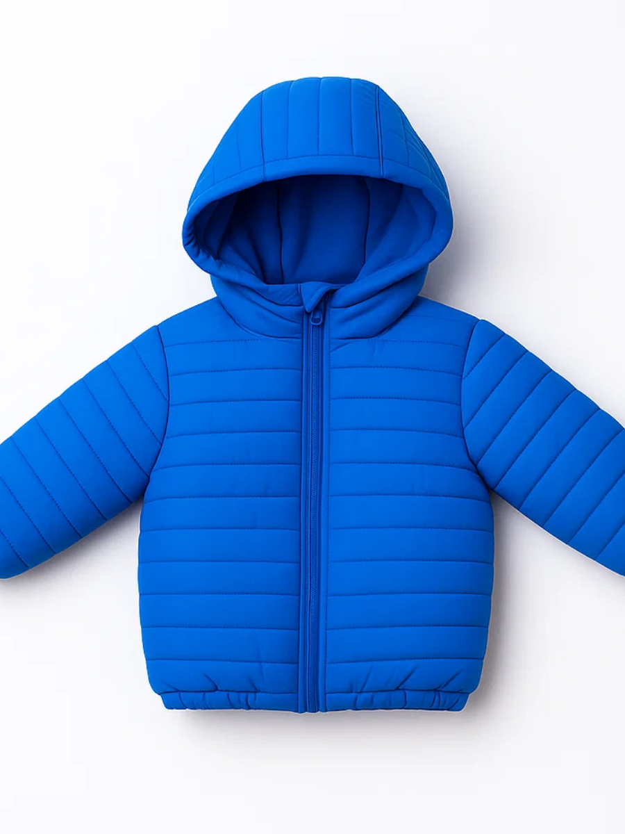 Tiny Trek Erkek Çocuk Puffer Mont - Mavi