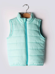Mini Warmer Unisex Çocuk Yelek - Turkuaz