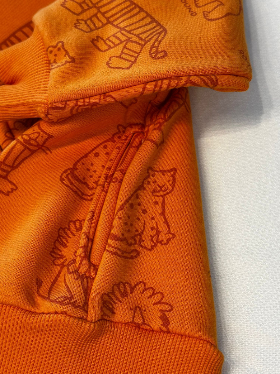 Safari Erkek Çocuk Sweatshirt - Turuncu