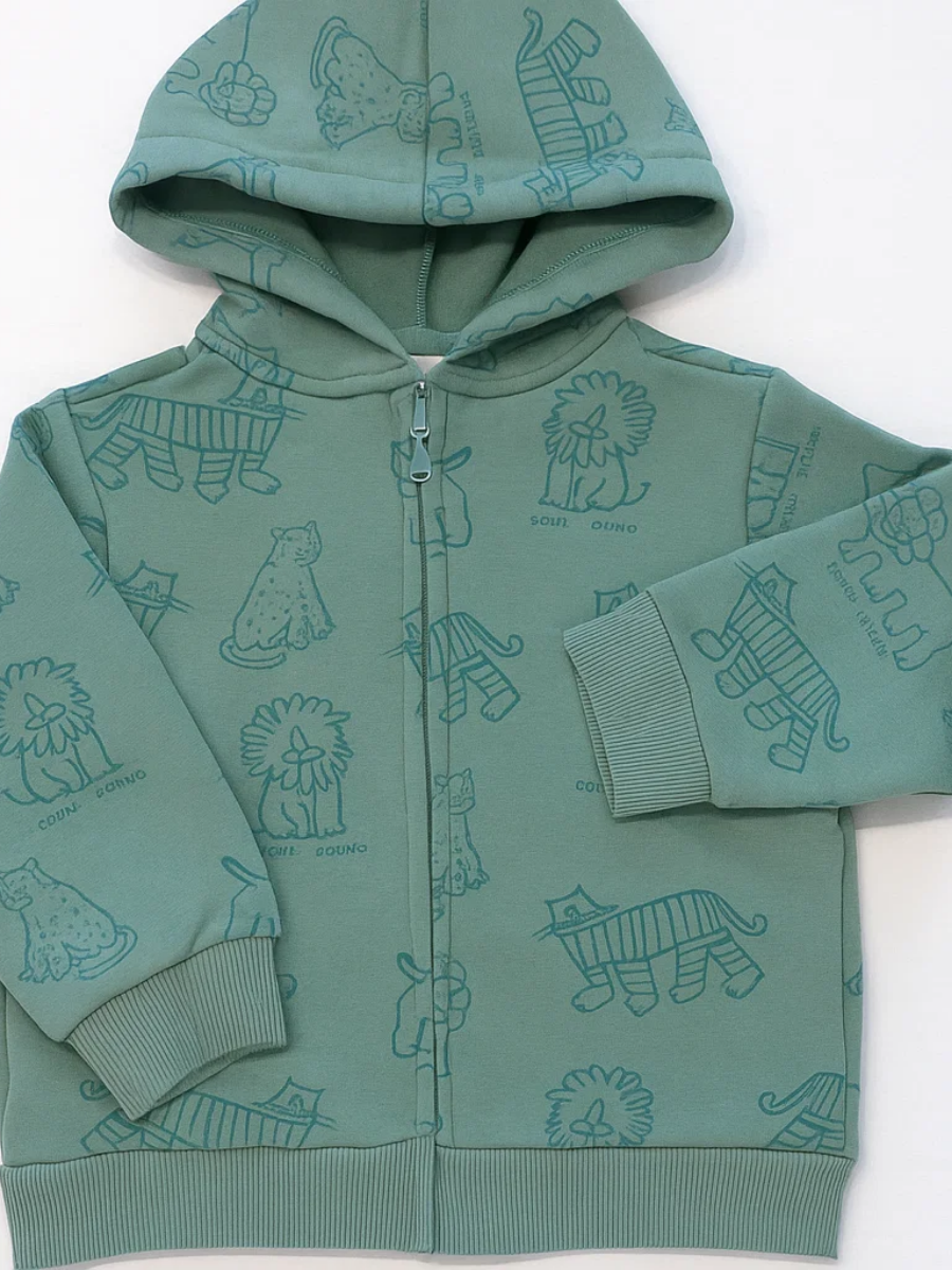 Safari Erkek Çocuk Sweatshirt - Yeşil