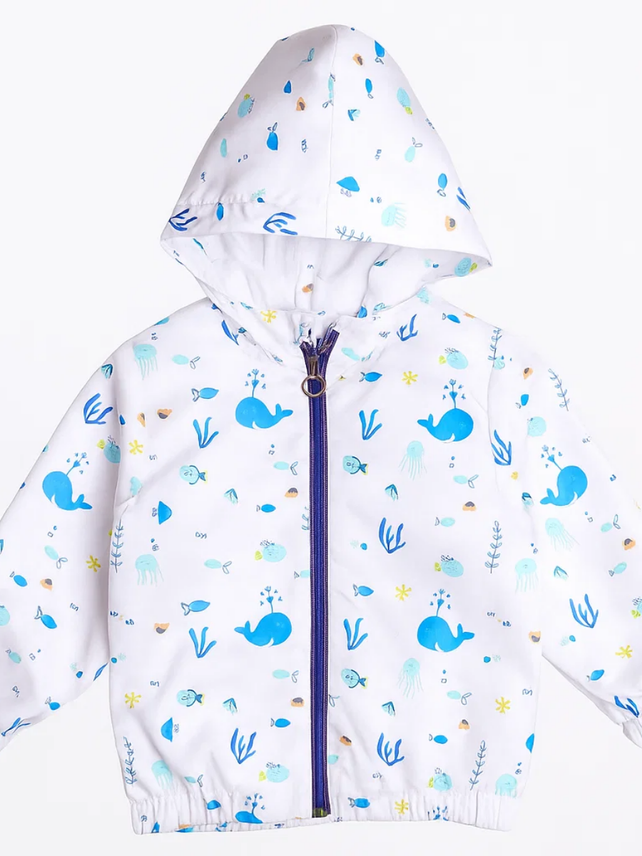 Ocean  Erkek Çocuk Yağmurluk - Beyaz