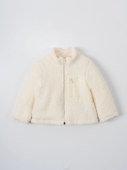 Misty Puff Çocuk Polar Mont - Ekru