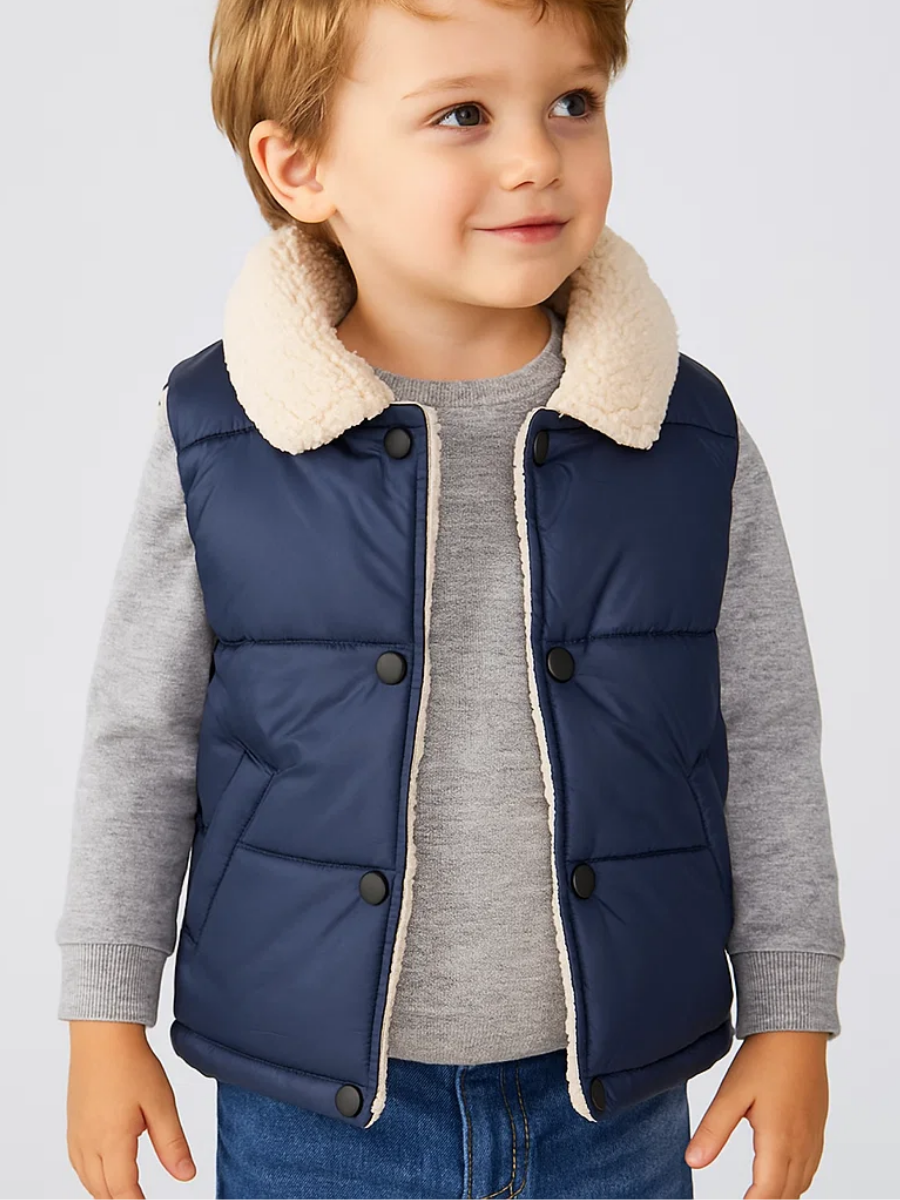 Mini Layers Erkek Çocuk Yelek - Lacivert