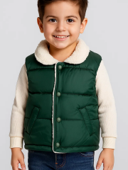 Mini Layers Erkek Çocuk Yelek - Yeşil