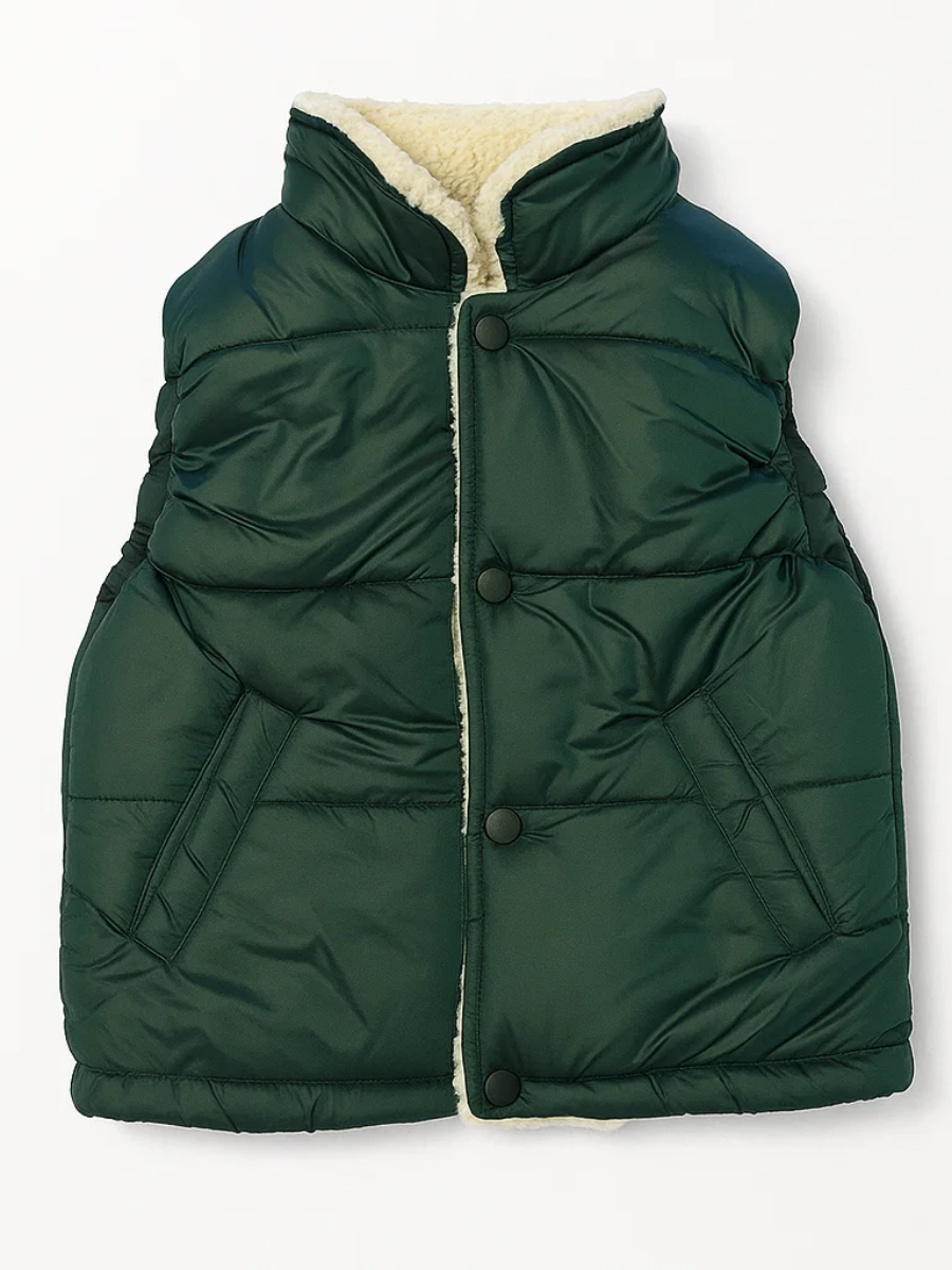 Mini Layers Erkek Çocuk Yelek - Yeşil