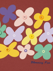 Color Bloom Kız Çocuk Sweatshirt - Gül Kurusu