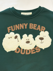 Bear Buddies Erkek Çocuk Sweatshirt - Yeşil