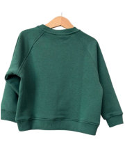 Bear Hug Unisex Çocuk Sweatshirt - Yeşil