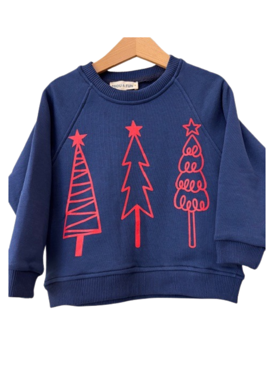 Little Forest Unisex Sweatshirt -Lacivert